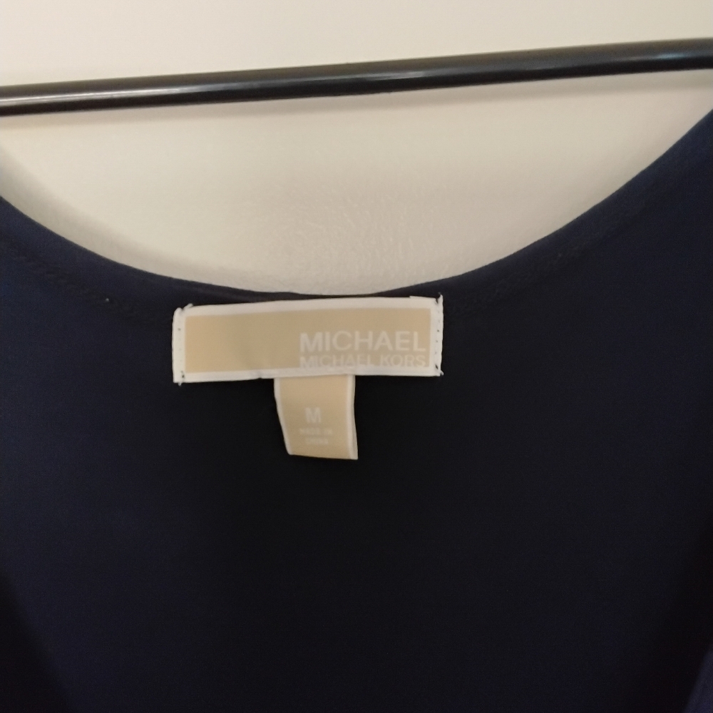 Michael Kors Deep Blue Embellished Dress